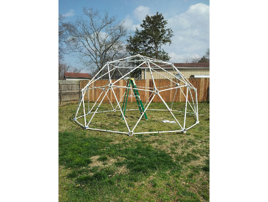 Franc Stratton, Smyrna TN - Customer Review of our Geodesic Greenhouse ...